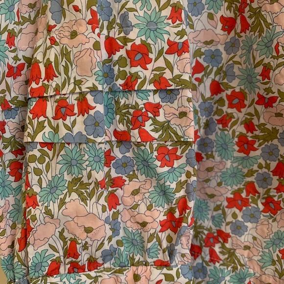 J.Crew Liberty Floral Print Smock Top Size 4 - Picture 4 of 6